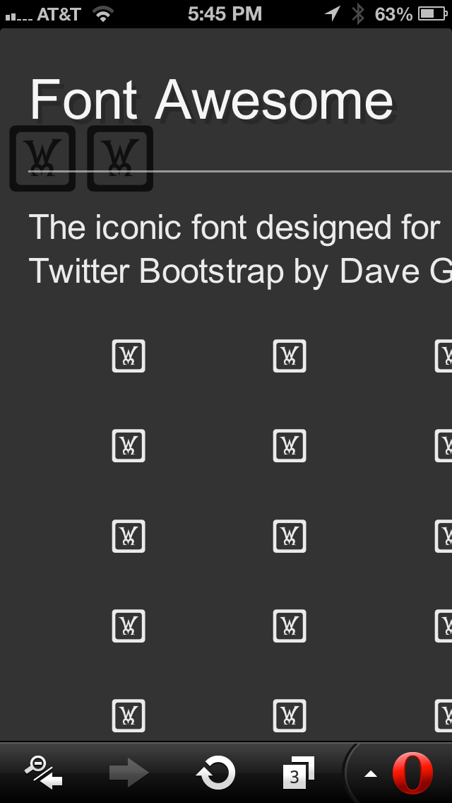 screenshot of the IcoMoon icon font generator.